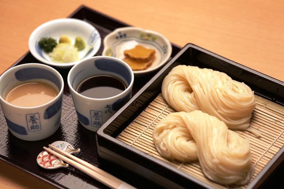 稲庭うどん 佐藤養助監修 稲庭のつゆ2種 ストレート&ごまみそ味
