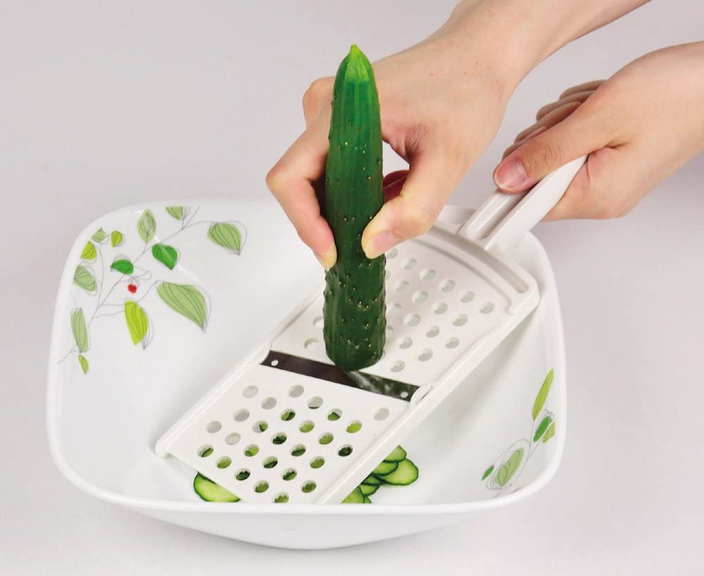パール金属 エッセンシャル プラスチック製 スライサー おろし器 【日本製】 C-9451