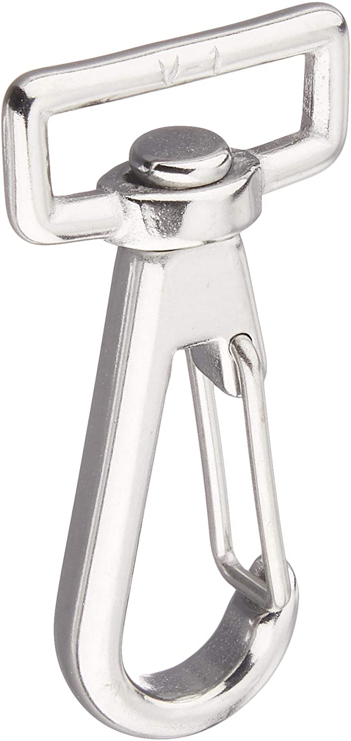 ステンレス金具 スイベルベルトフック 線径4mm ベルト取付部幅25mm 使用荷重20kgf