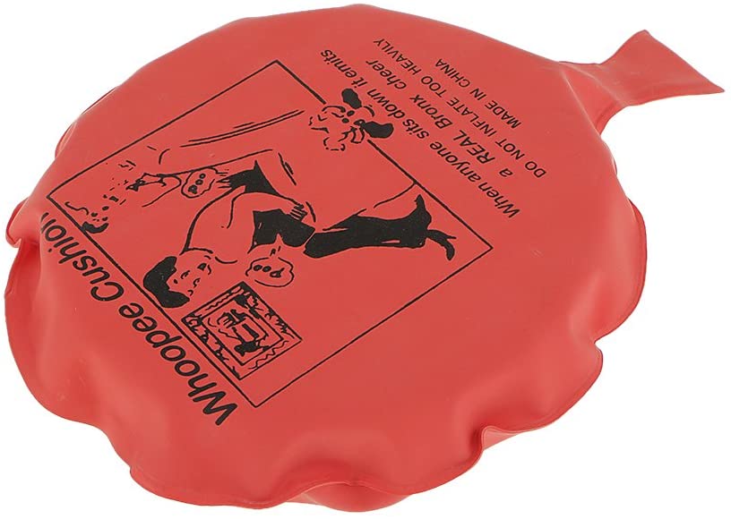 セール 2点 ブーブークッション/おならやったー ジョーク/いたずら/ギャグ/トリック パーティーのおもちゃ 赤