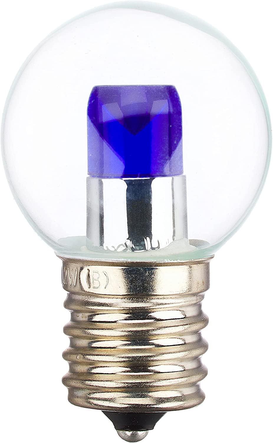 ELPA LED装飾電球 ミニボール球形 口金直径17mm G30 クリアブルー LDG1CB-G-E17-G248