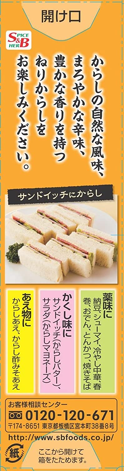 S&B ねりからし 43g×10個