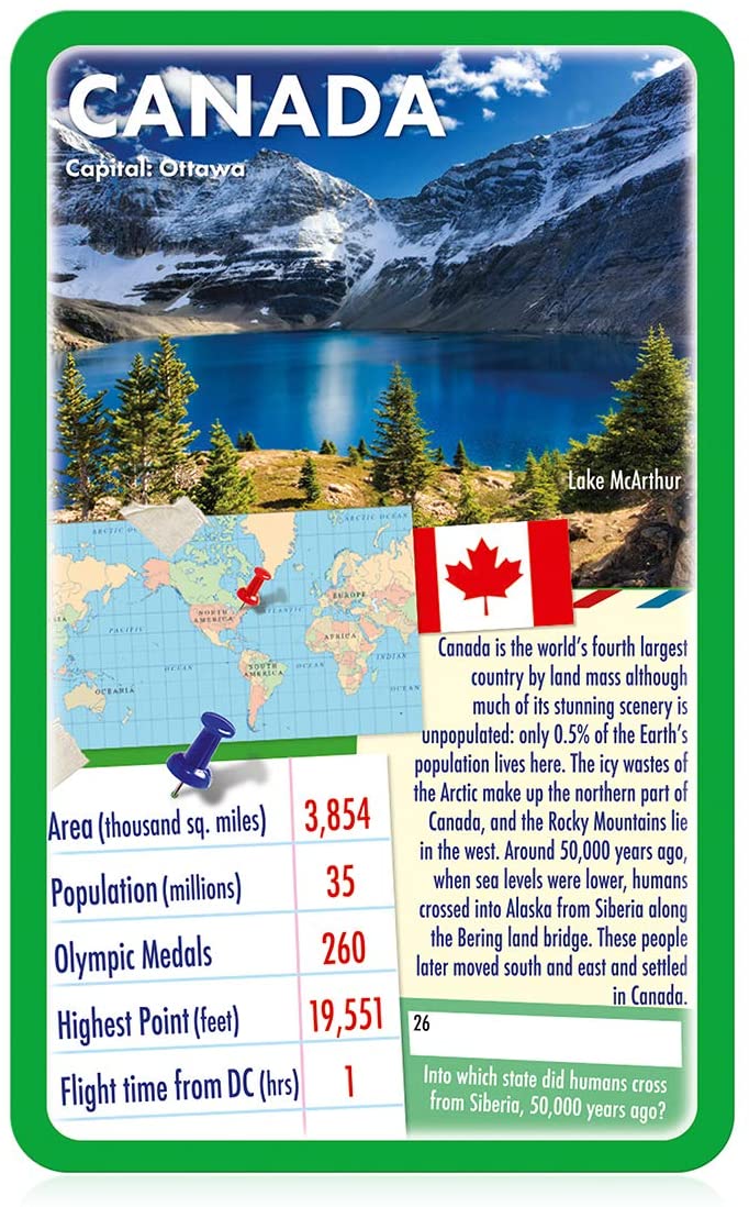 Countries Of The World Card Game