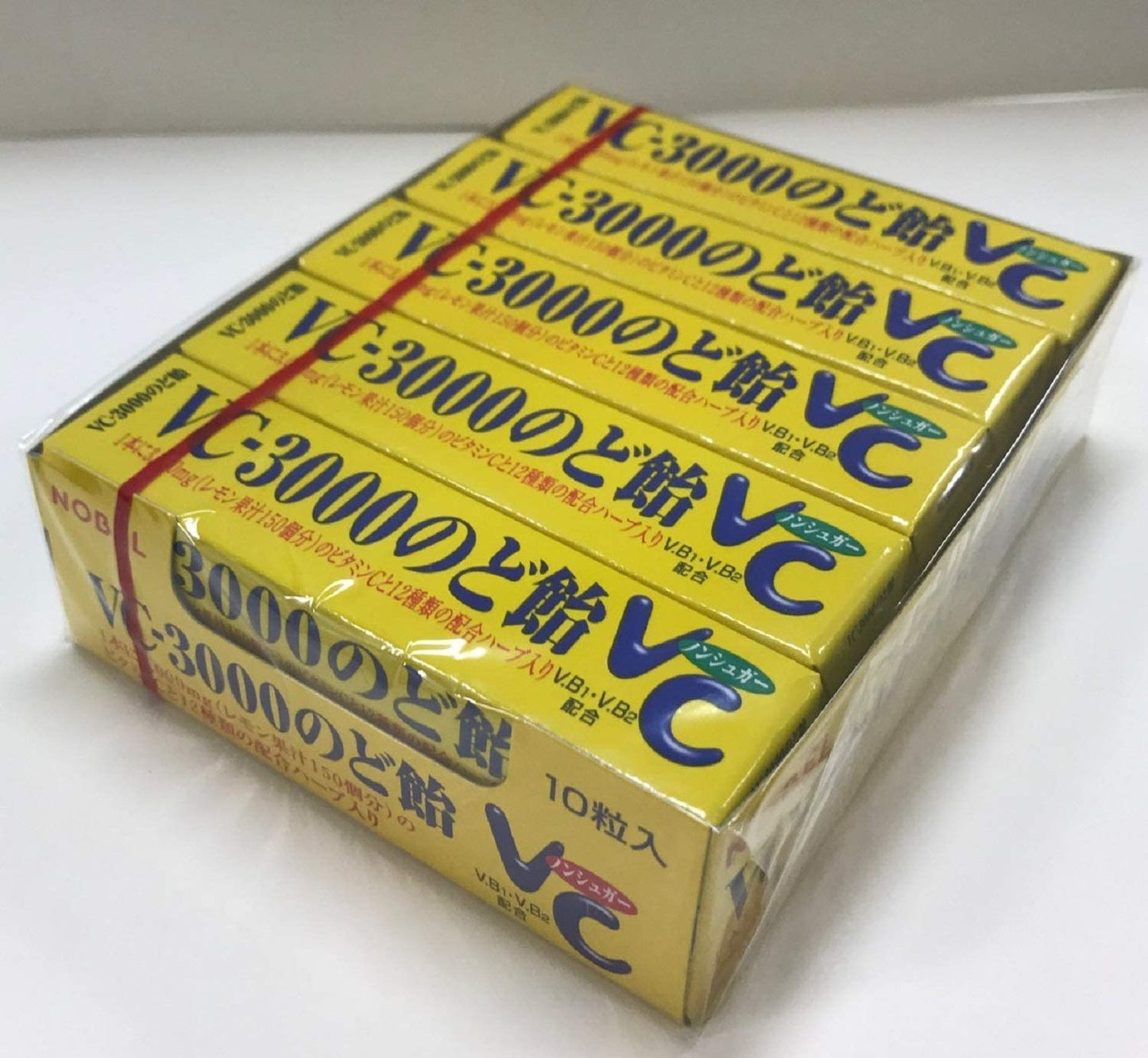 ノーベル VC-3000のど飴 スティック 10粒×10個