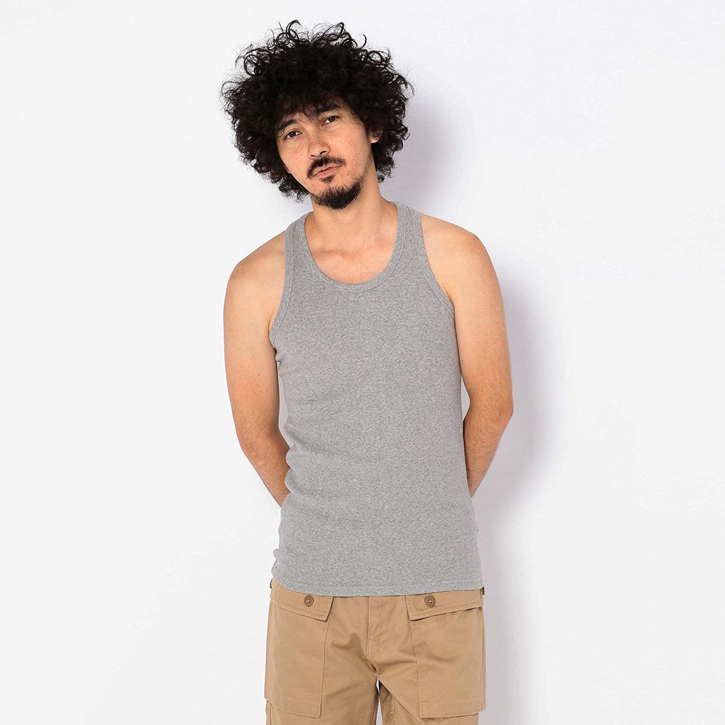 (アヴィレックス)タンクトップ (抗菌) (防臭) DAILY RIB TANK TOP 6143503