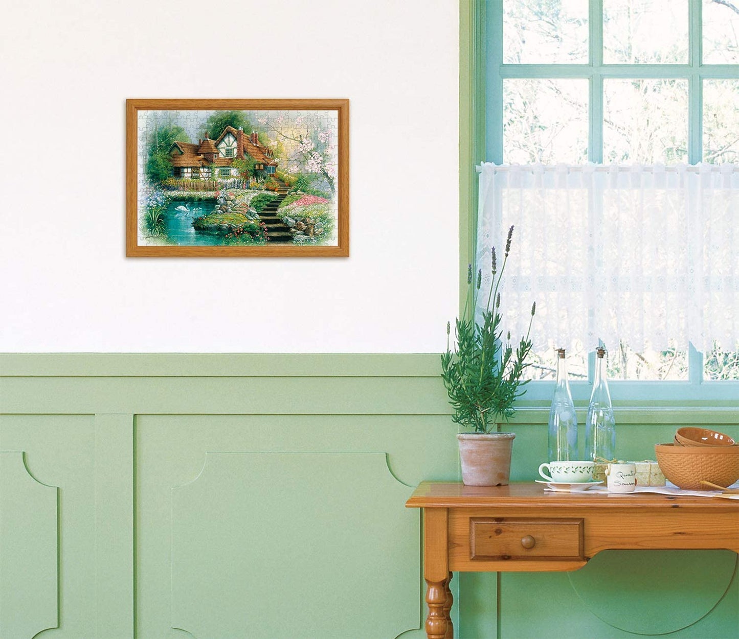 300ピース ジグソーパズル フラワーヴィレッジへようこそ(26x38cm)