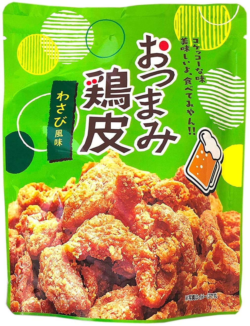 おつまみ鶏皮 わさび風味50gX5個