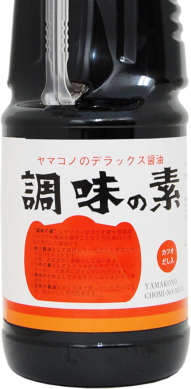ヤマコノのデラックス醤油 調味の素 1.8L