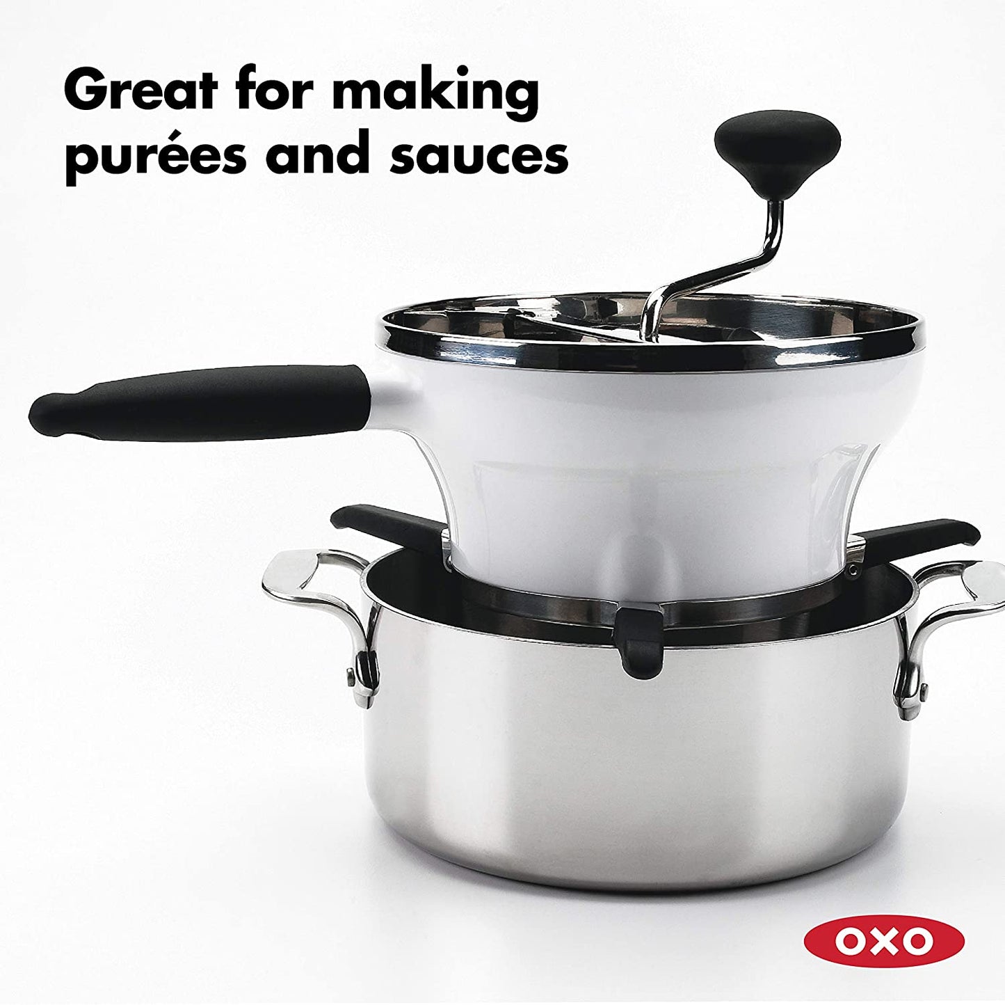OXO (オクソー) 裏ごし器 フード ミル ホワイト