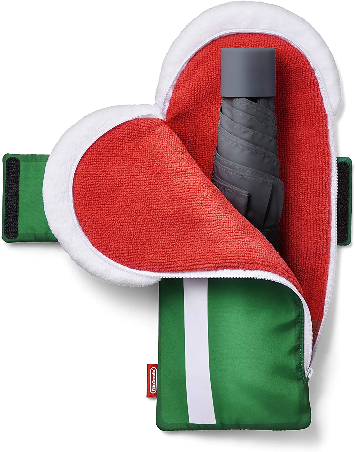 スーパーマリオ トラベル 折りたたみ傘用カバー(パックンフラワー)