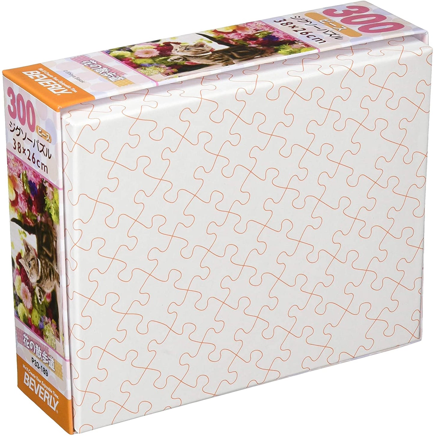 300ピースジグソーパズル 花の散歩道(26×38cm) P33-189