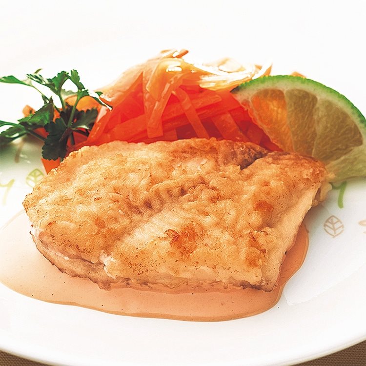 【冷凍】骨なし皮なし切り身がれい 70G　5食入