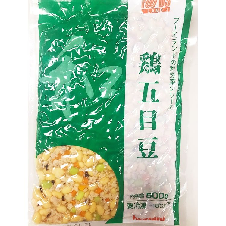 【冷凍】フーズランド)鶏五目豆 500G