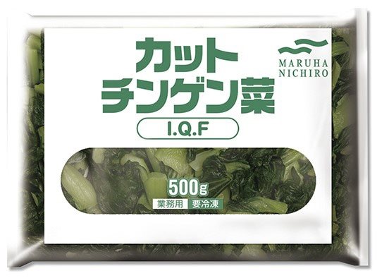 【冷凍】カット青梗菜 IQF  500G