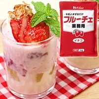 【常温】フルーチェいちご 業務用 1KG