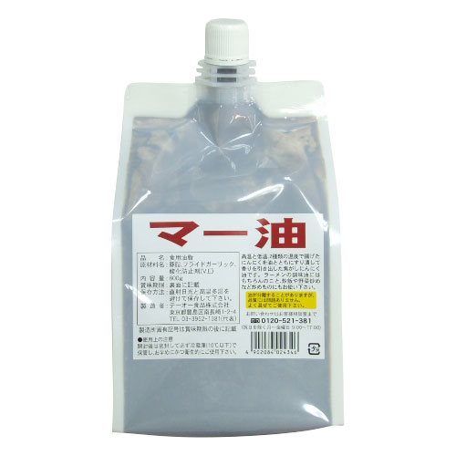 【常温】マー油(焦がしにんにく油) 800G