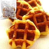 【冷凍】ベルギーワッフルS 焼成品 18G　10食入