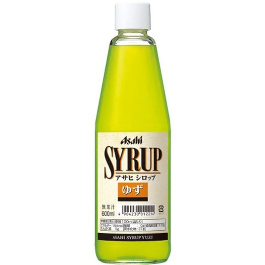 【常温】アサヒシロップ ゆず (瓶) 600ML
