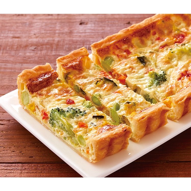 【冷凍】フリーカット7種の野菜のキッシュ 300G