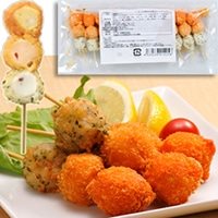 【冷凍】海鮮団子串(たこ・えび・いか) 45G　10食入