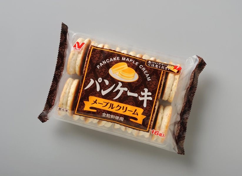 【冷凍】パンケーキ(メープルクリーム) 約28G　16食入