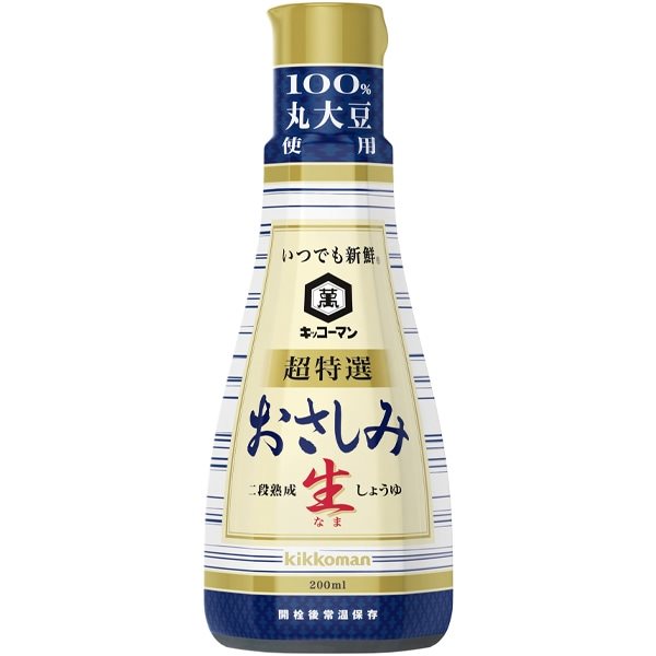 【常温】いつでも新鮮 おさしみ生しょうゆ 200ML