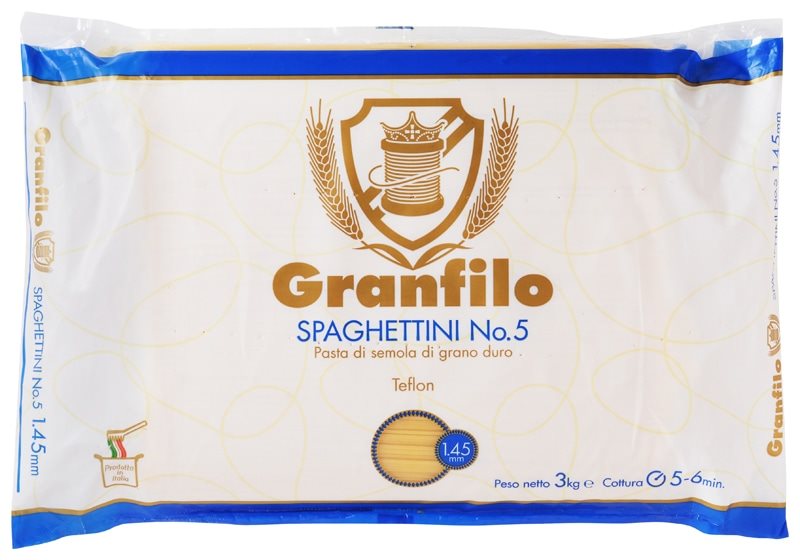 【常温】グランフィーロ) スパゲッティ No.5(1.45mm)  3KG