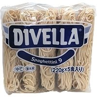 【冷凍】DIVELLA 冷凍スパゲティNo.9  220G　5食入