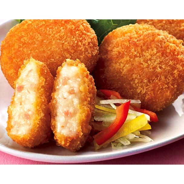 【冷凍】クリーミーコロッケ(かに2.4%入) 約30G　20食入