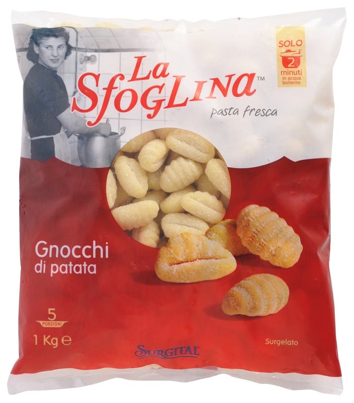 【冷凍】ラスフォリーナ) 冷凍ニョッキ・ディ・パターテ 1KG