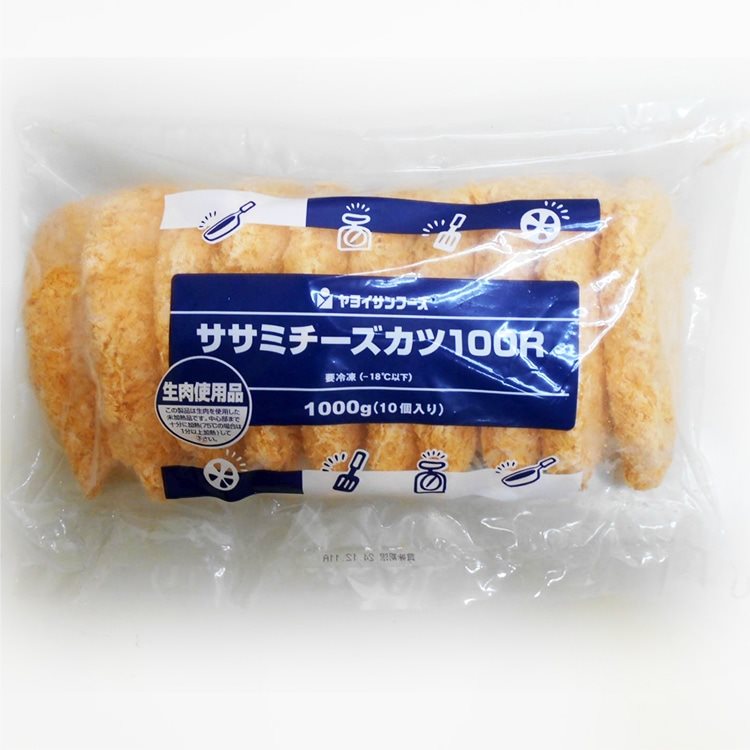 【冷凍】新ササミチーズカツ(10枚パック) 100G　10食入