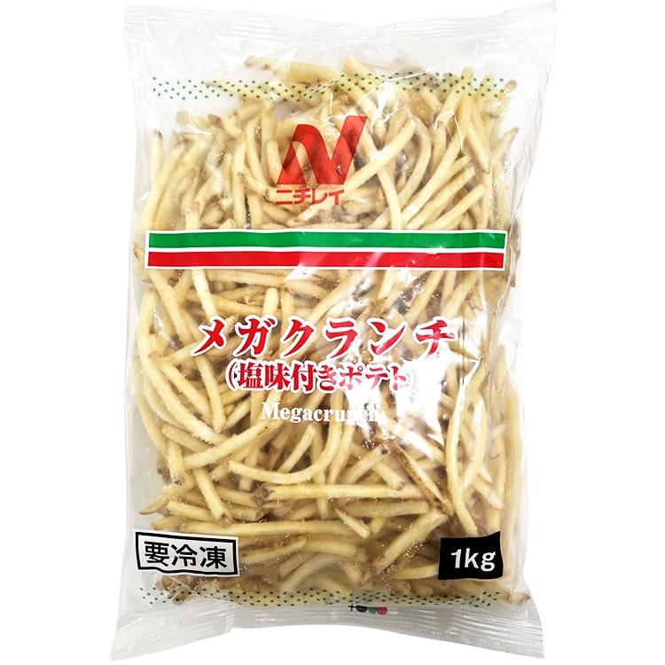 【冷凍】メガクランチ(塩味付ポテト) 1KG
