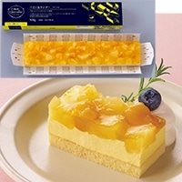 【冷凍】季)フリーカットケーキ パイン&マンゴー 495G