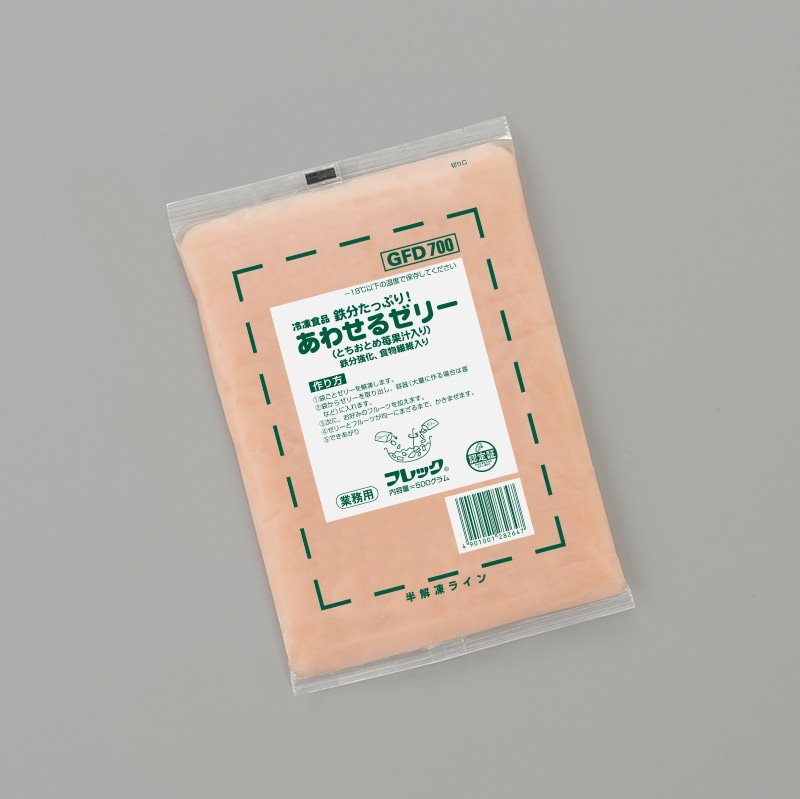 【冷凍】あわせるゼリー(とちおとめ苺果汁入) 500G