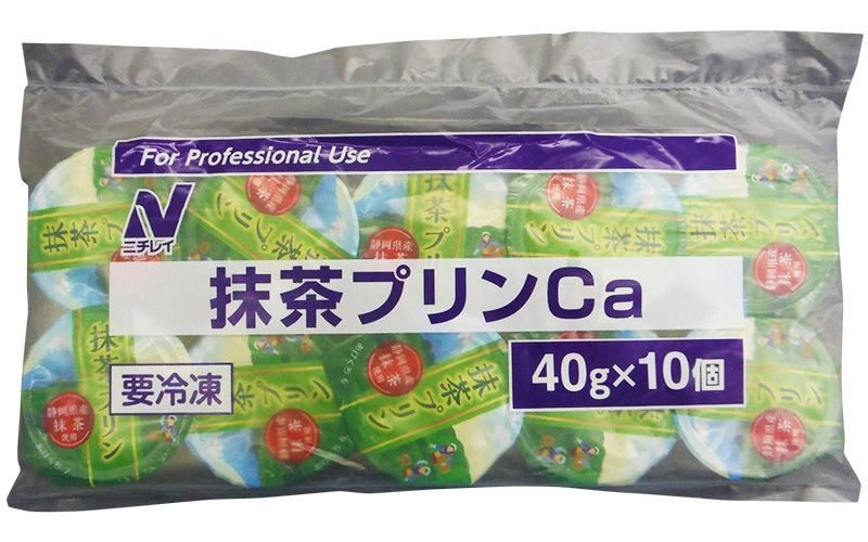 【冷凍】抹茶プリンCa 40G　10食入