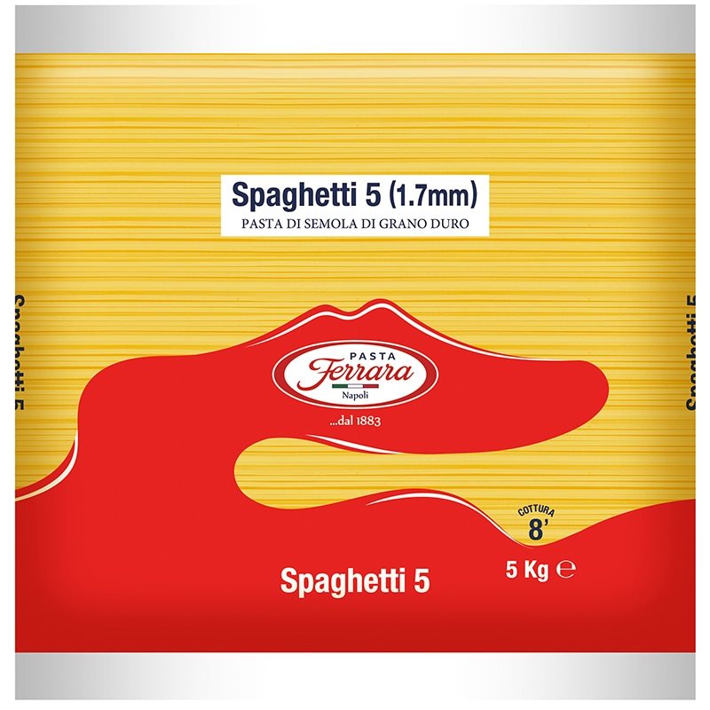 【常温】フェラーラ) スパゲッティ1.7mm NO.5 5KG