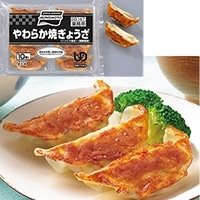 【冷凍】やわらか焼ぎょうざ(にんにく抜き)食物繊維 約18.5G　10食入