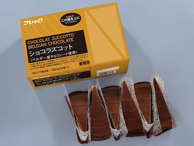 【冷凍】ショコラズコット(ベルギー産チョコレート使用) 約65G　6食入