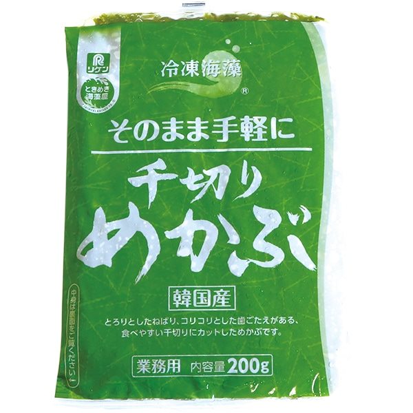 【冷凍】冷凍千切りめかぶ 韓国産 200G