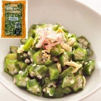 【冷凍】味付素材オクラと湯葉のお浸し 500G