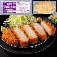 【冷凍】三元豚の厚切り上ロースカツ 約200G　6食入