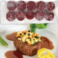 【冷凍】北海道産牛ヒレポーション 120G×10個