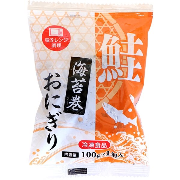 【冷凍】フードスナガ 海苔巻きおにぎり　鮭 100G