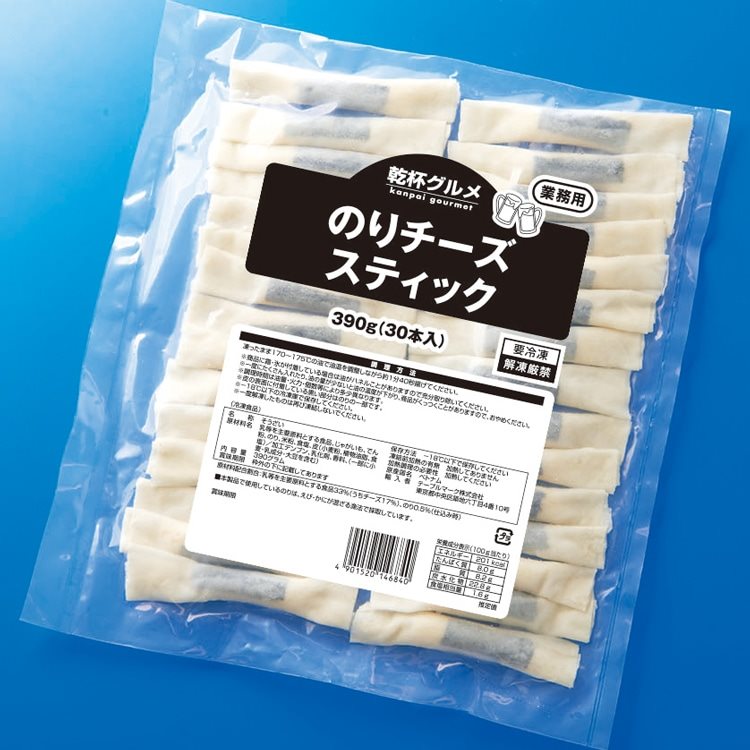 【冷凍】のりチーズスティック 約13G　30食入