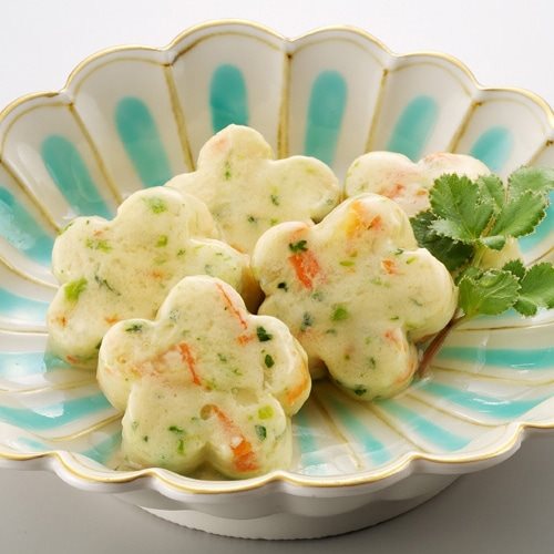 【冷凍】ふんわり花形豆腐(菜の花)