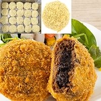 【冷凍】二層のブラックカレーコロッケ65 65G　100食入