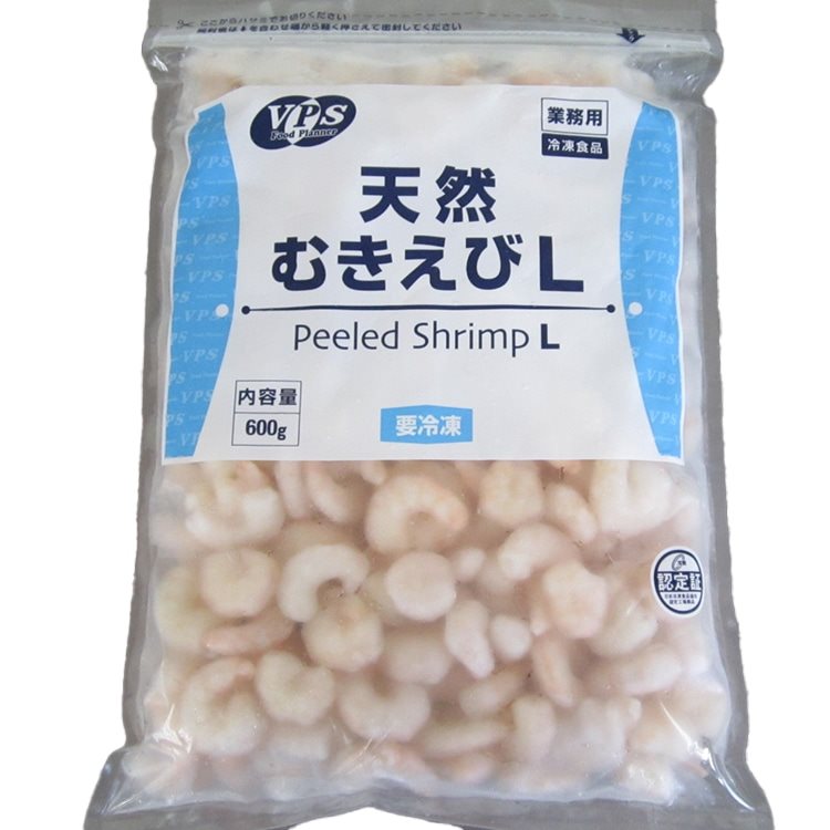 【冷凍】VPS)天然むきえび(L) 100/200 1KG