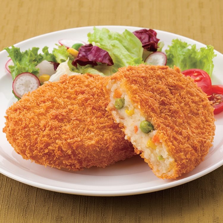 【冷凍】デリカむかしのコロッケ(野菜)100 100G　48食入