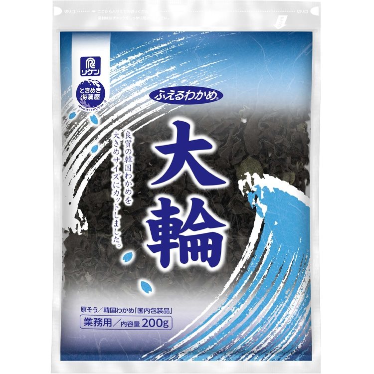 【常温】ふえるわかめ大輪(チャック付袋) 200G