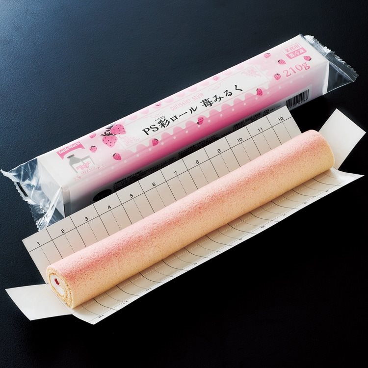 【冷凍】PS彩ロール 苺みるく 210G